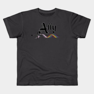 Ally Sword blk Kids T-Shirt